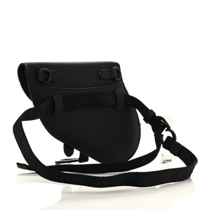 Christian Dior Ultra Matte Calfskin Saddle Belt Bag Black 3 of 8