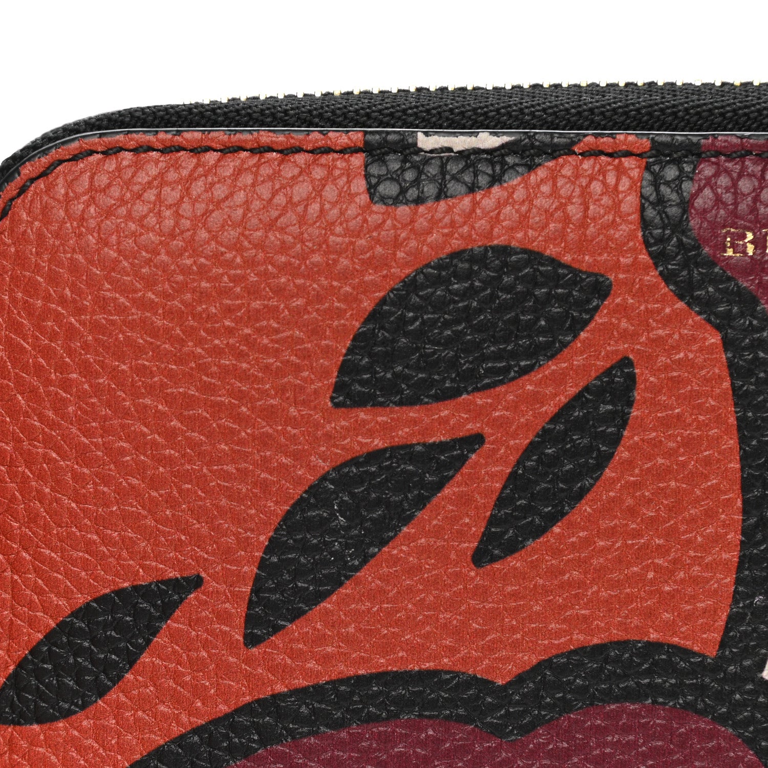 Burberry Calfskin Floral Print Zip Around Wallet 11 of 13