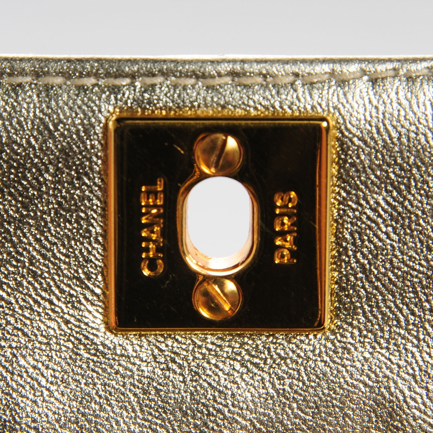 Chanel Lambskin Vertical Quilted Mini Flap Light Gold 6 of 8