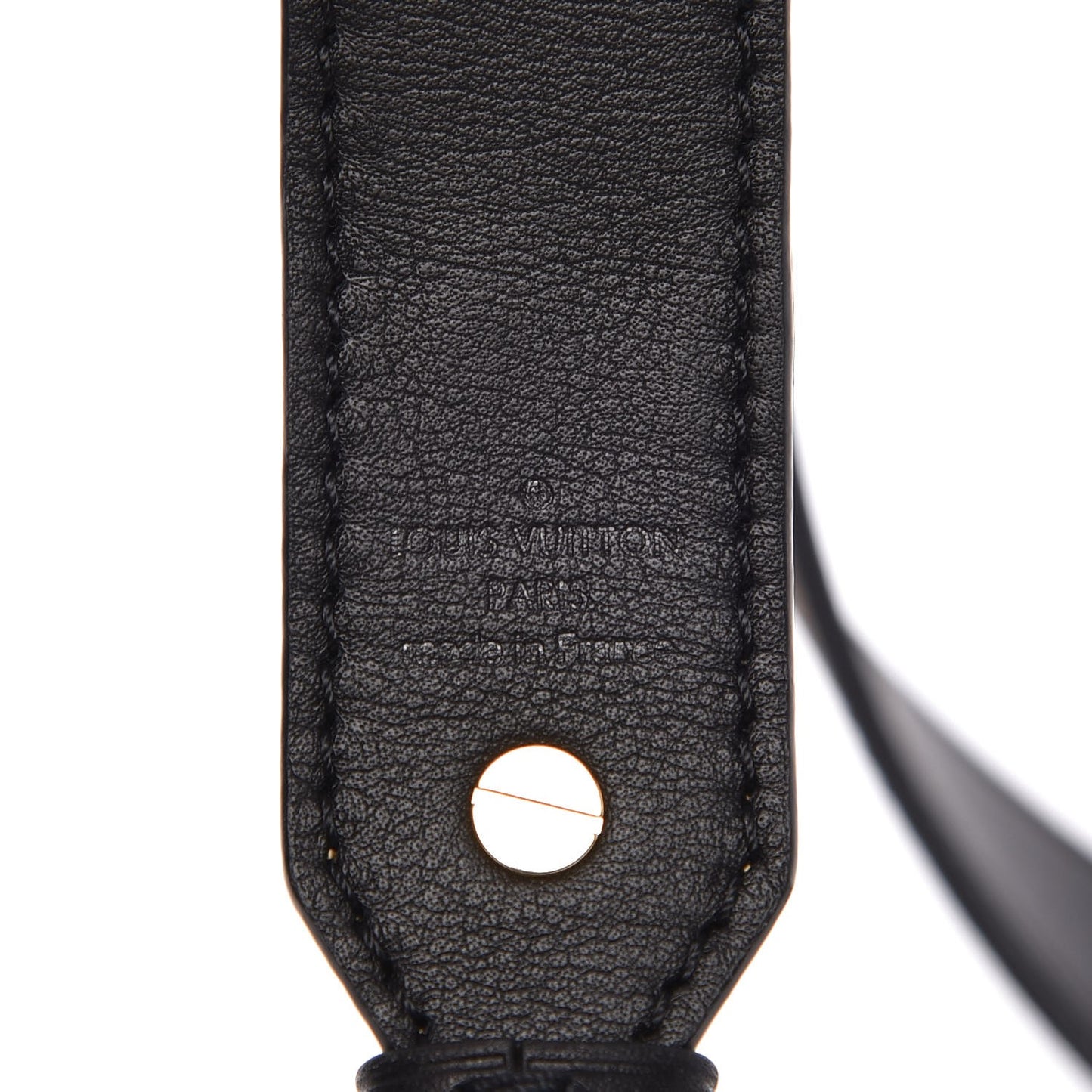 Reverse Monogram Bandouliere Shoulder Strap XL Black