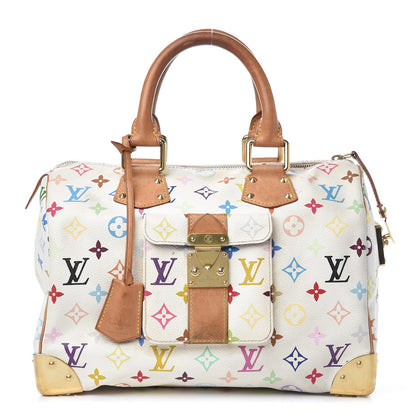 Louis Vuitton Monogram Multicolor Speedy 30 White 1 of 13