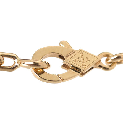 Van Cleef & Arpels 18K Yellow Gold 5 Motifs Guilloche Vintage Alhambra Bracelet 4 of 7