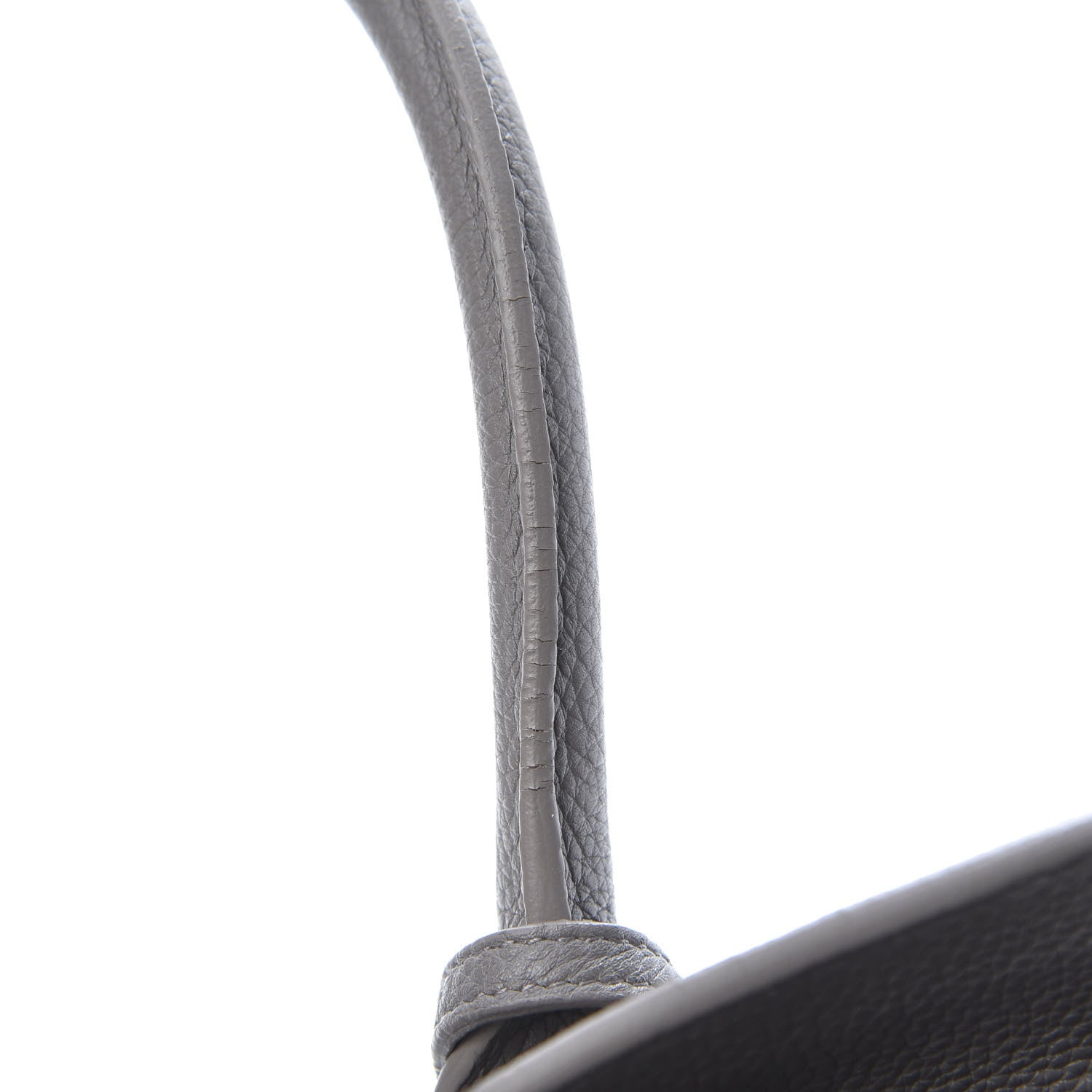Saint Laurent Grained Calfskin Small Supple Sac De Jour Mouse Grey 17 of 18