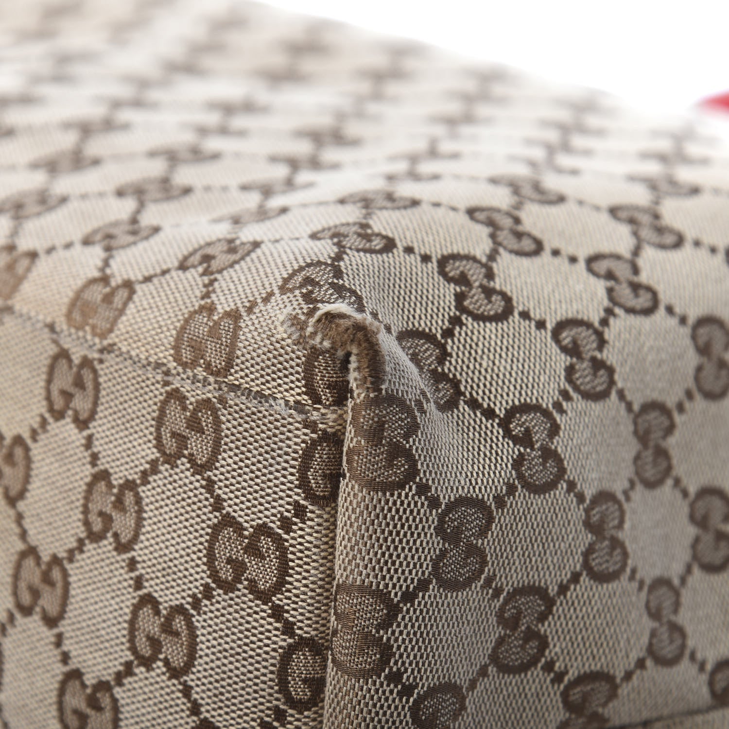 Gucci Monogram Web Large Diaper Tote Brown 19 of 20
