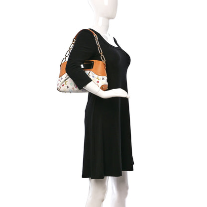 Louis Vuitton Monogram Multicolor Judy PM White 2 of 8