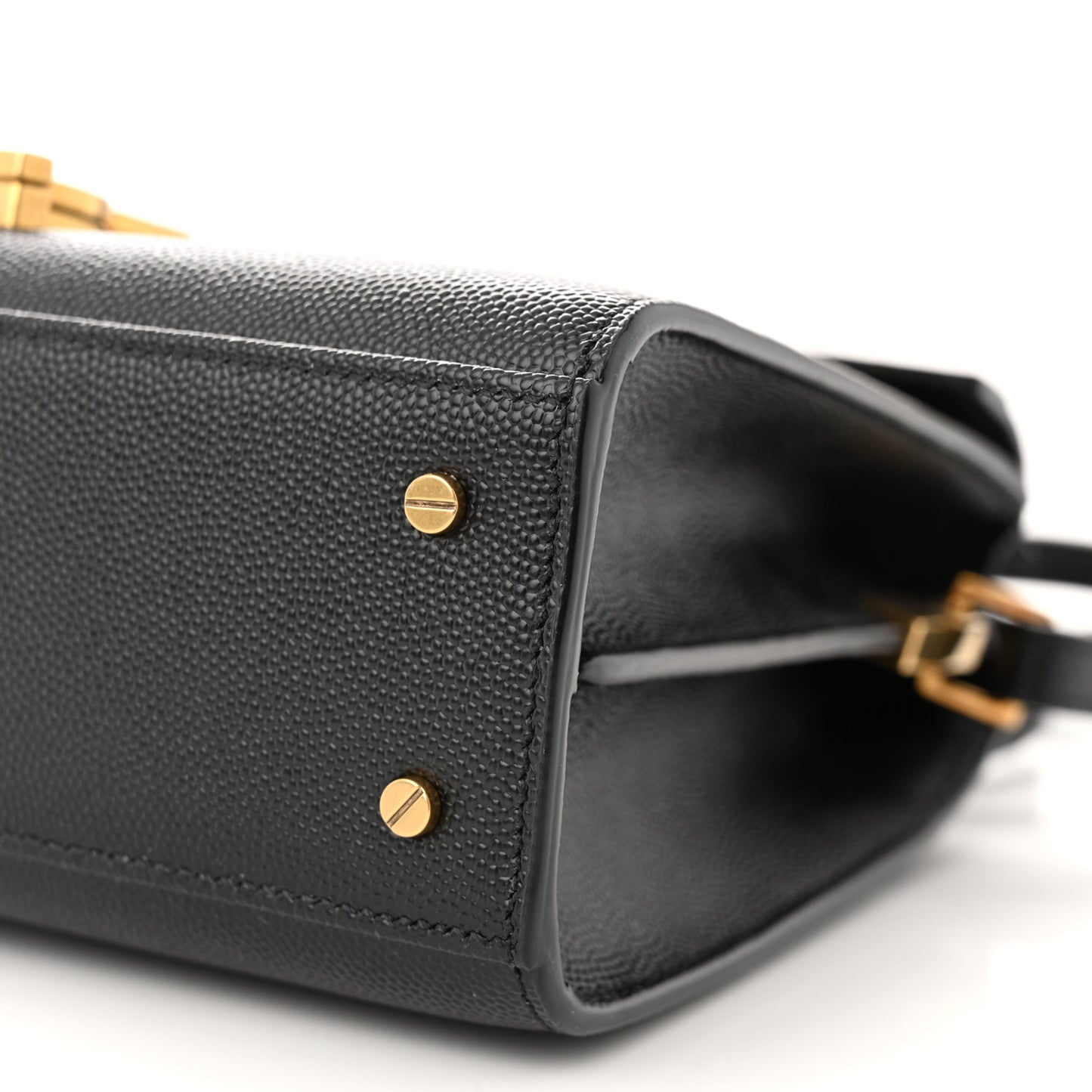 Grain de Poudre Mini Classic Monogram Cassandra Top Handle Black