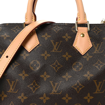 Louis Vuitton Monogram Speedy Bandouliere 25 8 of 11