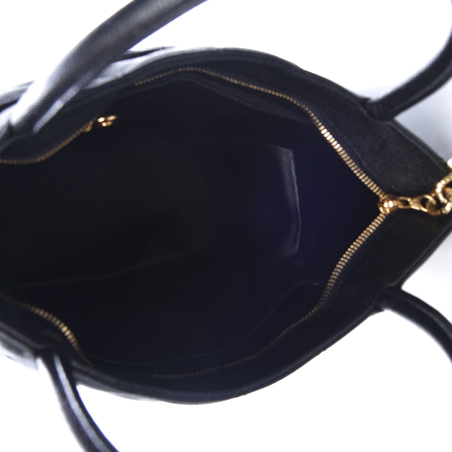 Caviar Quilted Medallion Tote Black