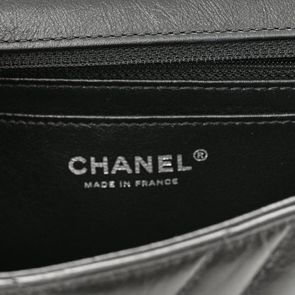 Chanel Aged Calfskin Chevron Quilted 2.55 Reissue Mini Flap So Black 6 of 10