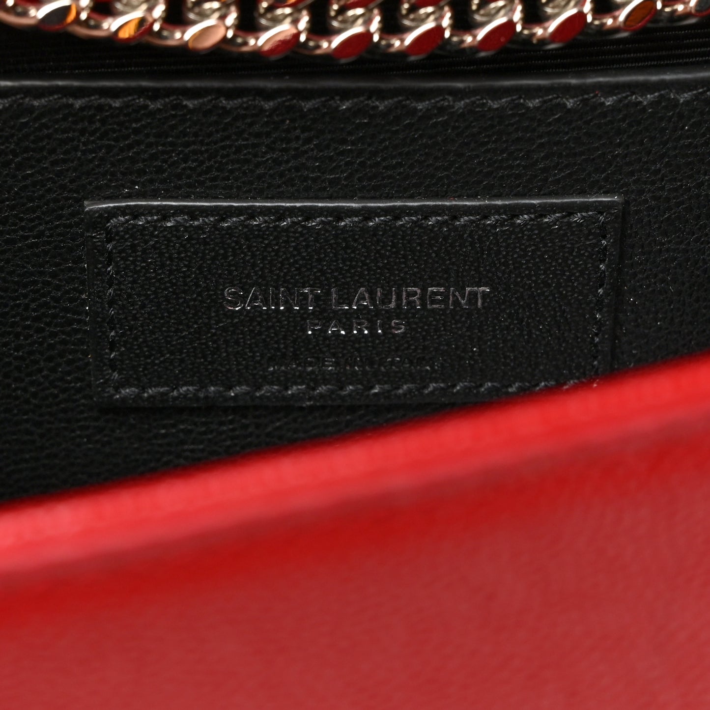 Grain De Poudre Medium Classic Monogram Kate Tassel Satchel Rouge Eros