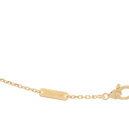 Van Cleef & Arpels 18K Yellow Gold Mother of Pearl Vintage Alhambra Pendant Necklace 4 of 6