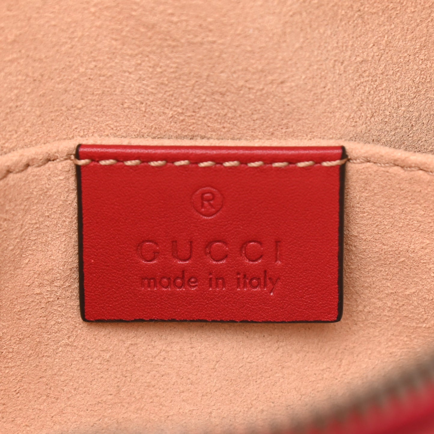 Calfskin Matelasse GG Marmont Belt Bag 75 30 Hibiscus Red