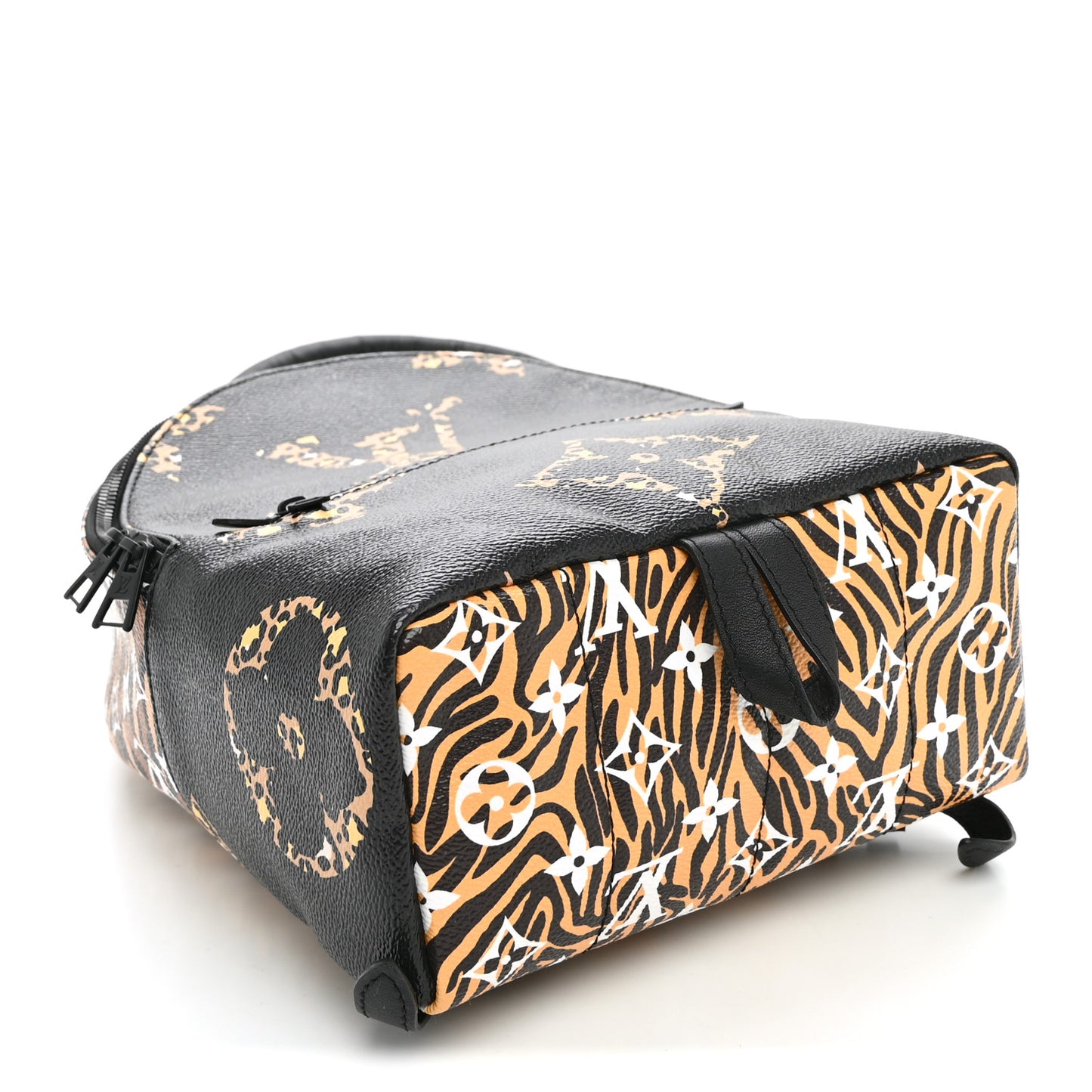 Monogram Giant Jungle Palm Springs Backpack PM Black