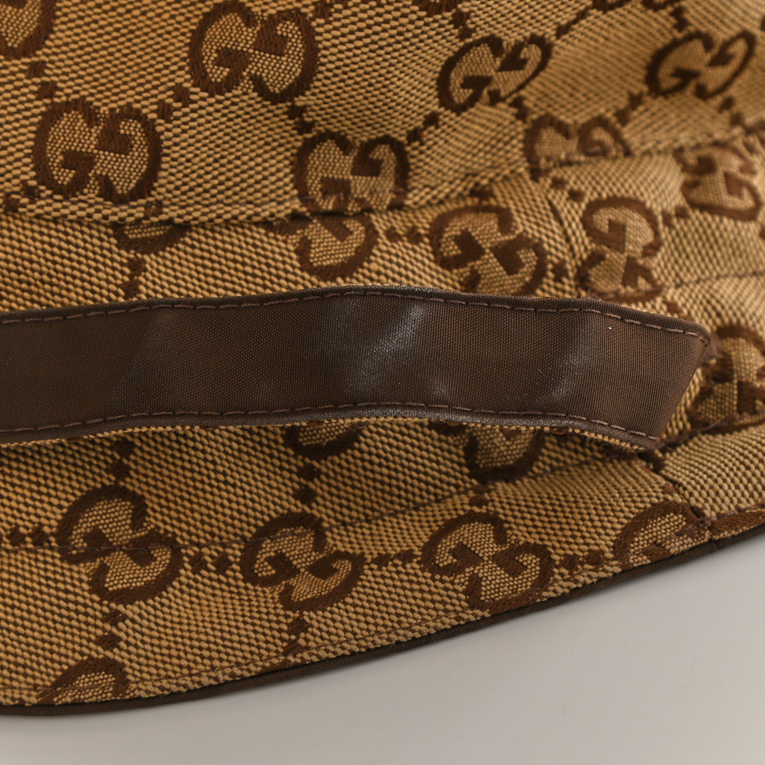 Gucci Canvas Monogram Reversible Bucket Hat M Brown 16 of 16