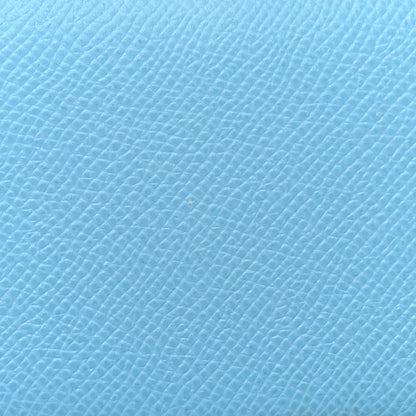 Hermes Epsom Calvi Duo Card Case Celeste 8 of 9