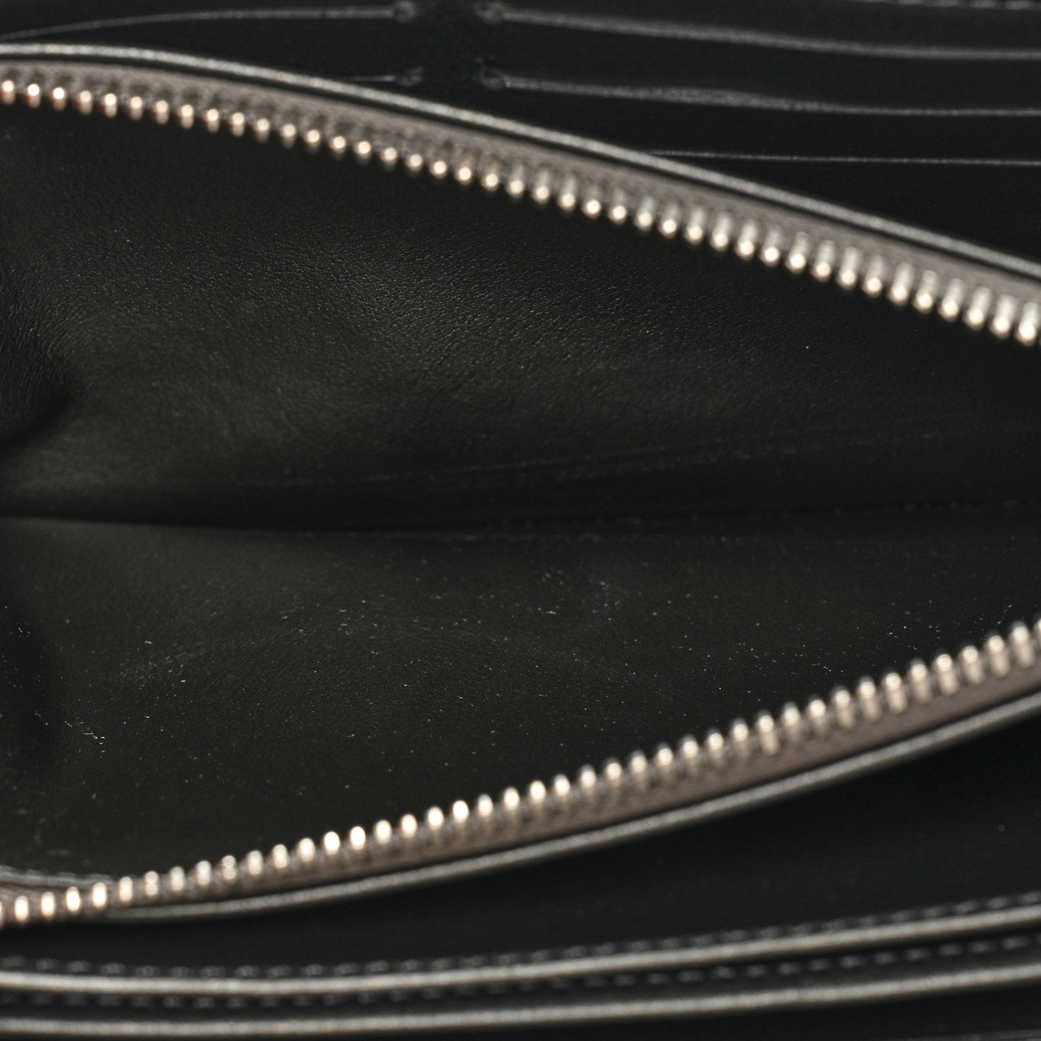 Louis Vuitton Lambskin Embossed Monogram Coussin Zippy Wallet Anthracite 7 of 13
