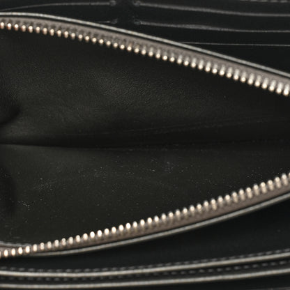 Louis Vuitton Lambskin Embossed Monogram Coussin Zippy Wallet Anthracite 7 of 13