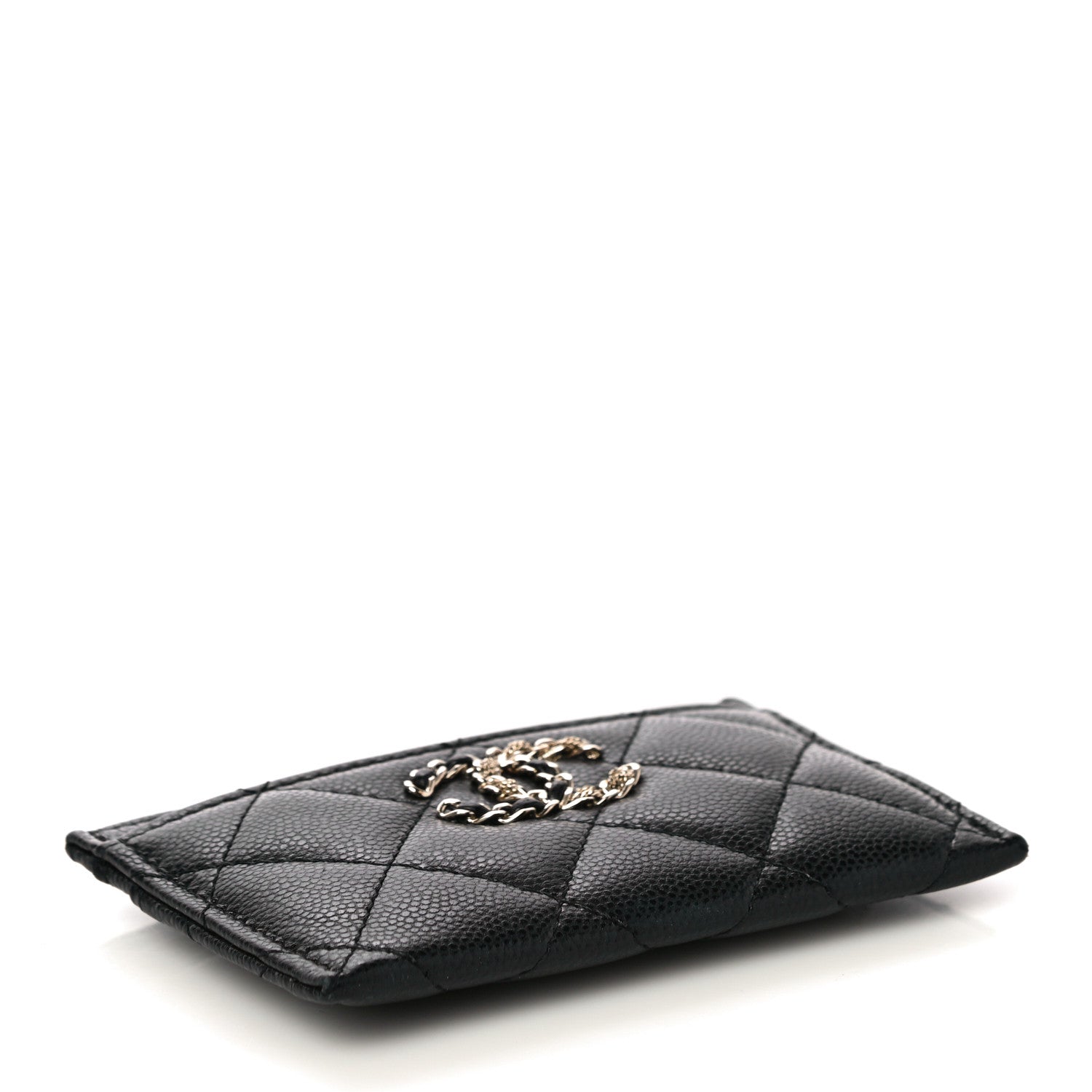 Chanel Caviar Quilted French New Wave Card Holder Black 4 of 12