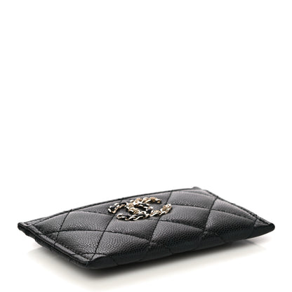 Chanel Caviar Quilted French New Wave Card Holder Black 4 of 12