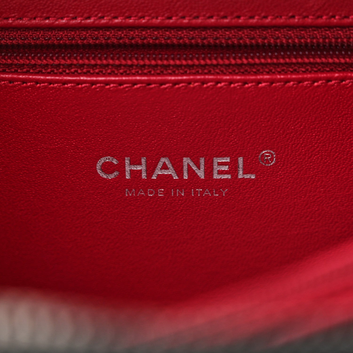 Chanel Caviar Quilted Striped Medium CC Filigree Vanity Case Black White 6 of 10