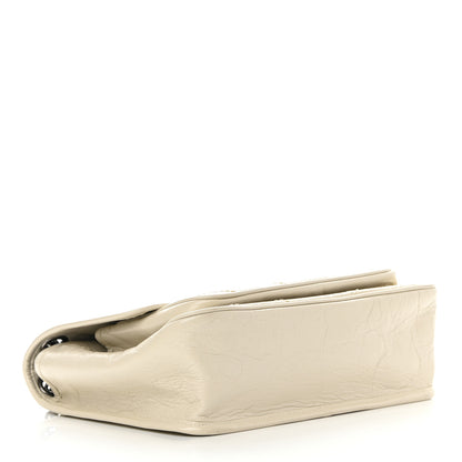 Saint Laurent Crinkled Calfskin Matelasse Monogram Medium Niki Chain Satchel Ivory 4 of 12
