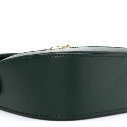 Gucci Monogram Calfskin Medium Lady Web Shoulder Bag Beige Green 9 of 10