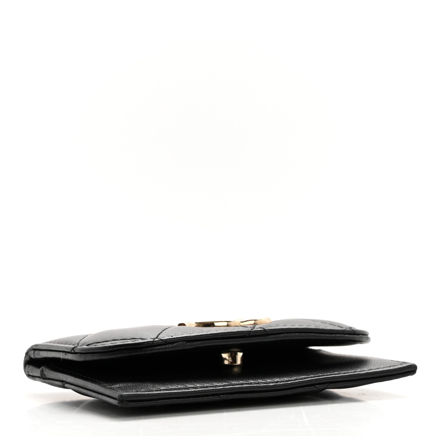 Chanel Lambskin Quilted Flap Waist Bag Insert Black 4 of 7