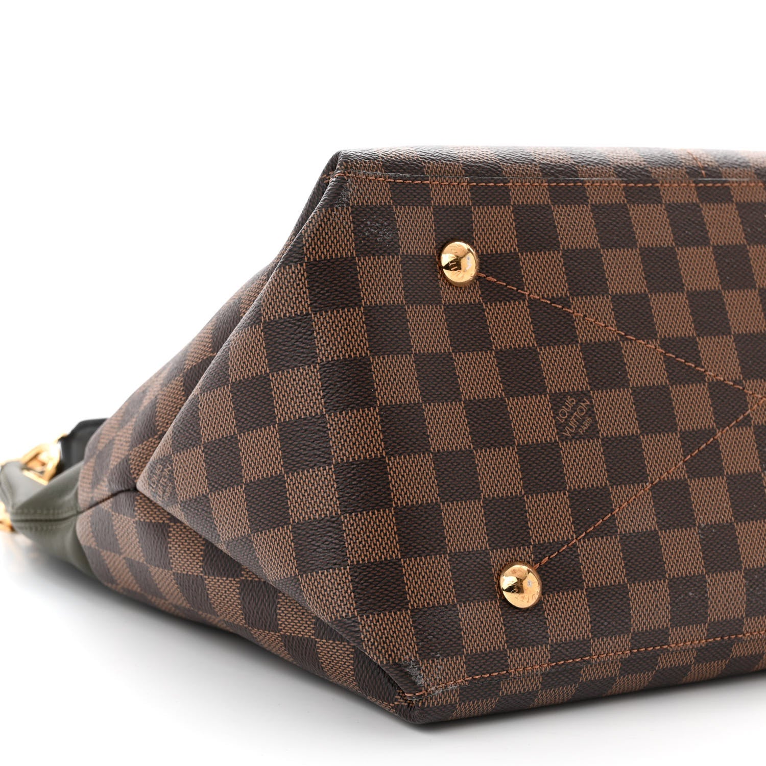 Louis Vuitton Damier Ebene Calfskin Maida Khaki 8 of 9