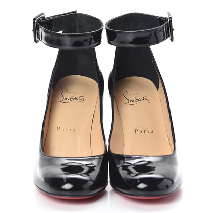 Christian Louboutin Patent Soval 85 Pumps 35 Black 2 of 8