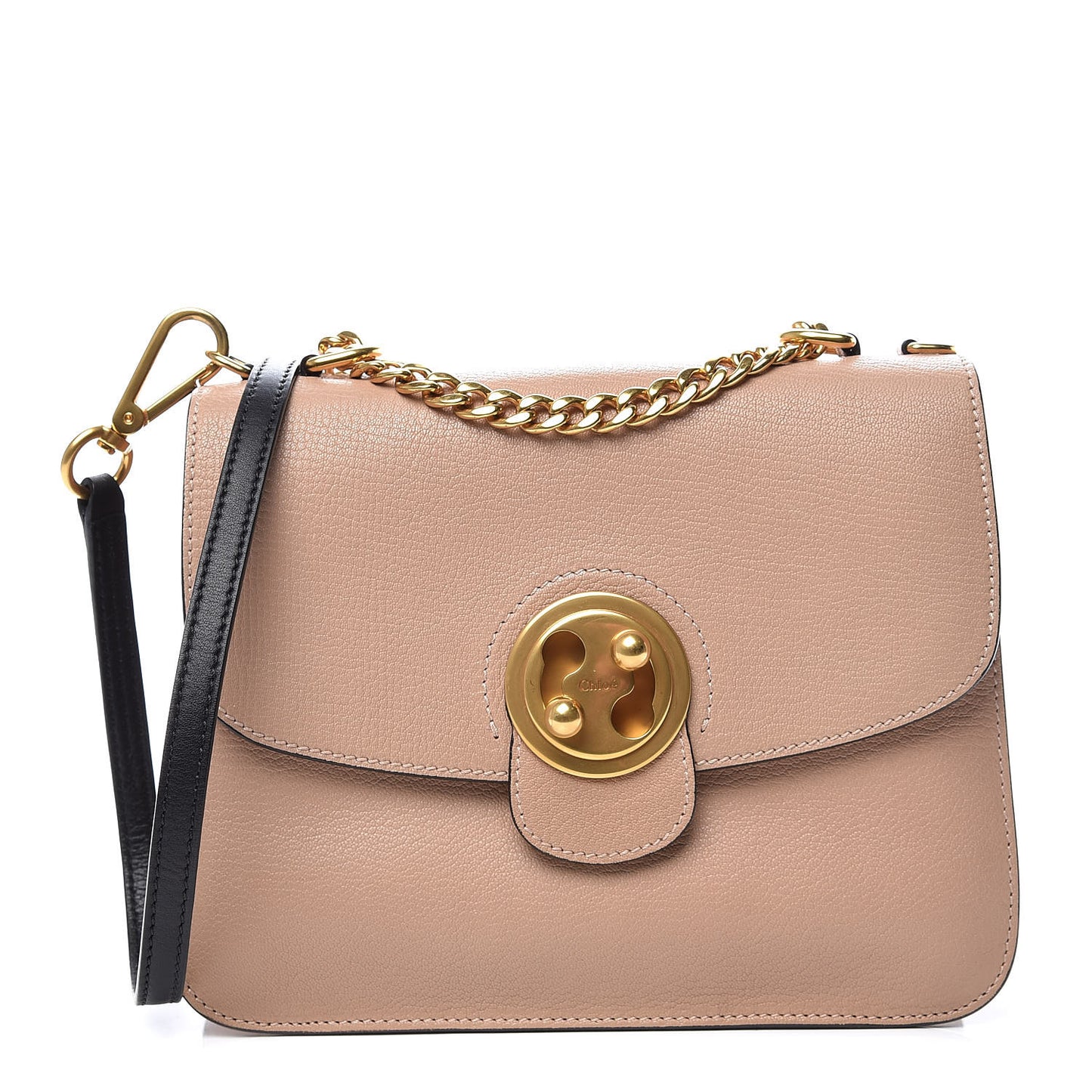 Goatskin Medium Mily Shoulder Bag Biscotti Beige