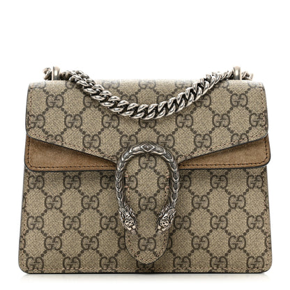 Gucci GG Supreme Monogram Mini Dionysus Shoulder Bag Taupe 1 of 10