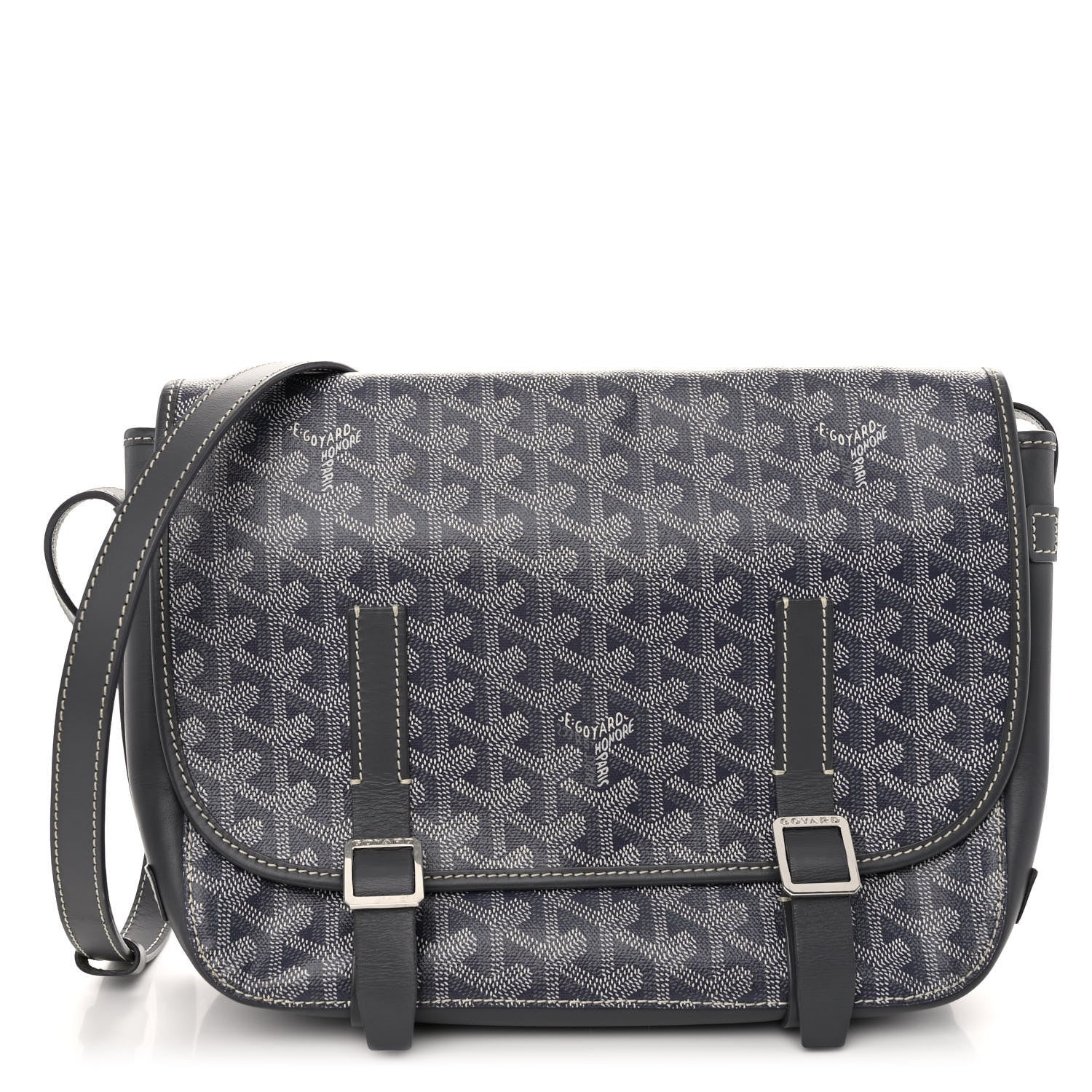 Goyard Goyardine Belvedere MM Messenger Bag Grey 1 of 12