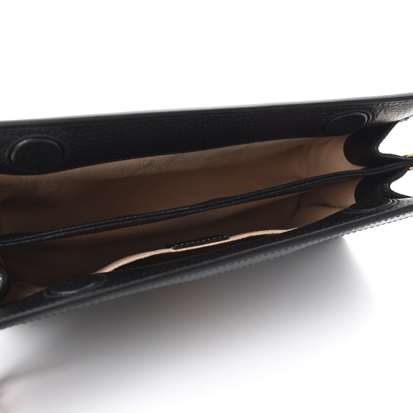 Calfskin GG Web Small Ophidia Chain Shoulder Bag Black