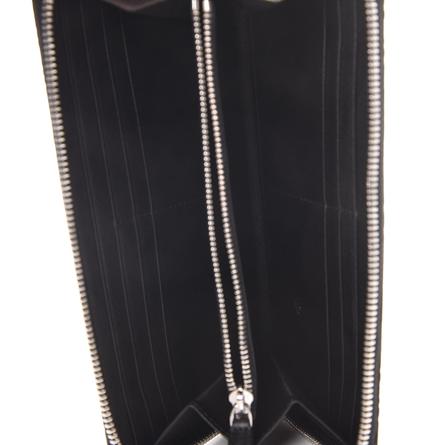 Calfskin Ottomar Monogram Klara Zip Wallet Black