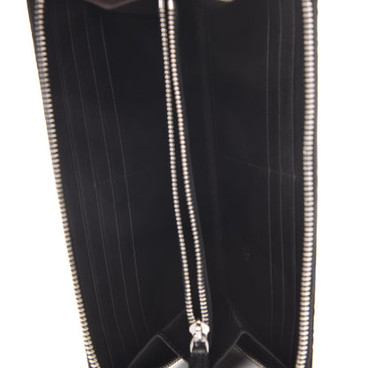 MCM Calfskin Ottomar Monogram Klara Zip Wallet Black 5 of 9