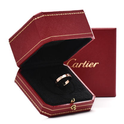 Cartier 18K Pink Gold 3.5mm LOVE Wedding Band Ring 57 8 4 of 4