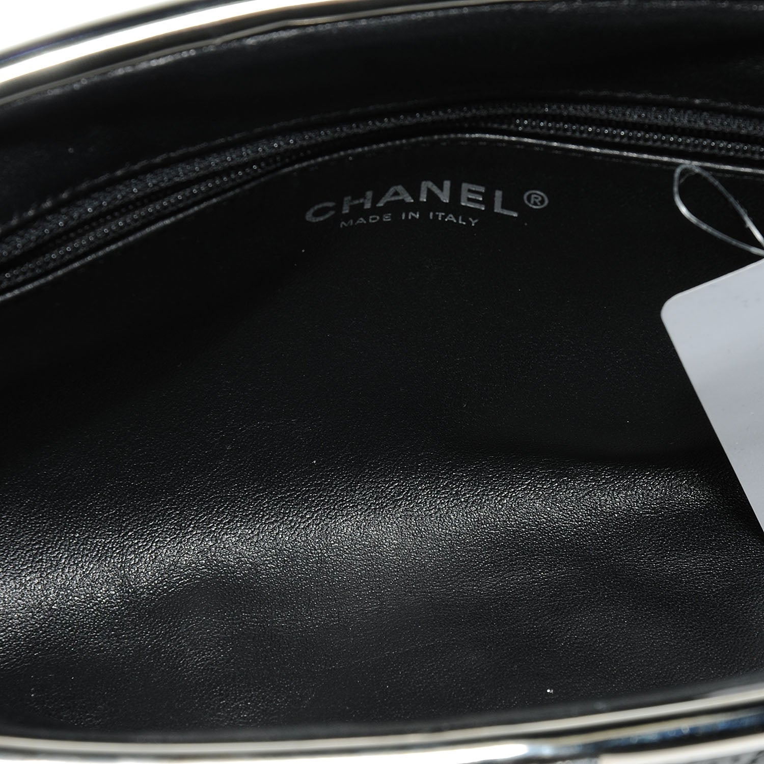 Chanel Lambskin Perforated Timeless Clutch Black 5 of 7