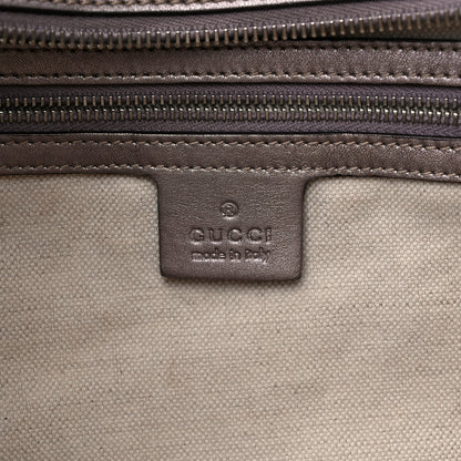 Gucci Metallic Guccissima Medium GG Twins Hobo Mauve 6 of 11