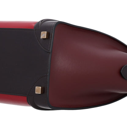 Celine Smooth Calfskin Micro Tri-Color Luggage Micro Red 9 of 9