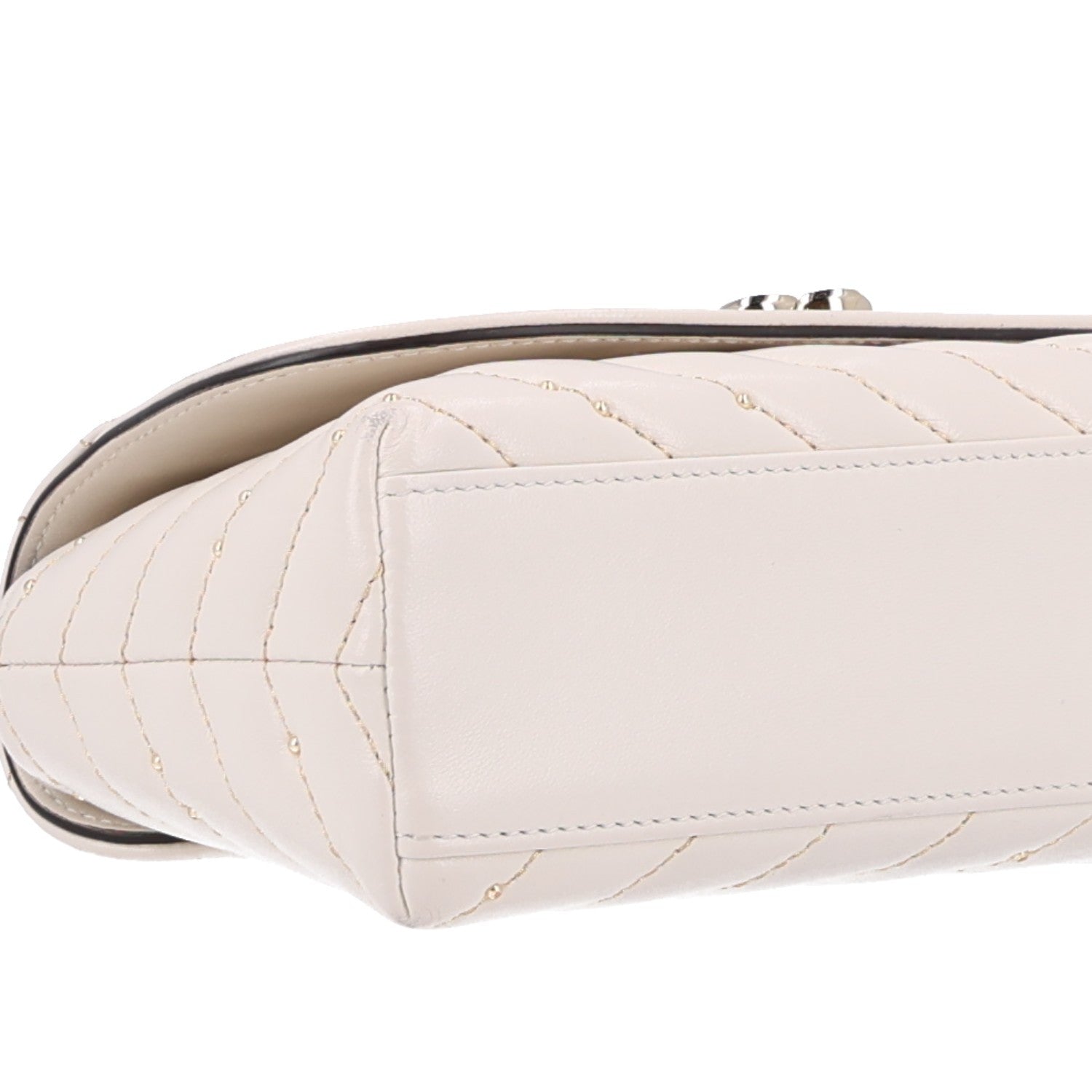 Jimmy Choo Nappa Quilted Avenue Curve Latte 9 of 10