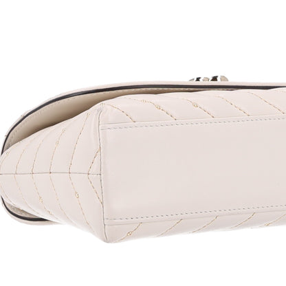 Jimmy Choo Nappa Quilted Avenue Curve Latte 9 of 10
