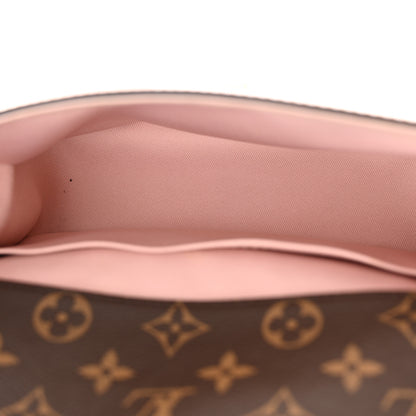 Louis Vuitton Patent Calfskin Monogram Cherrywood BB Rose Ballerine 5 of 12