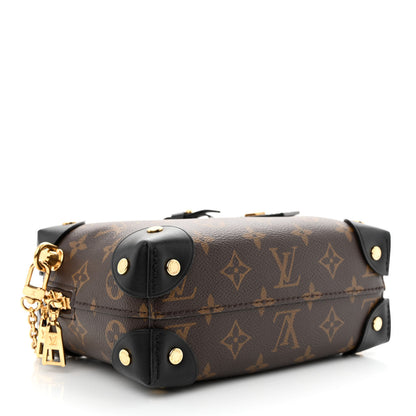 Louis Vuitton Monogram Petite Malle Souple Black 4 of 9