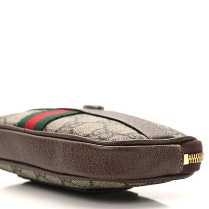 Gucci GG Supreme Monogram Ophidia Belted iPhone Case 85 34 Dark Brown 9 of 9