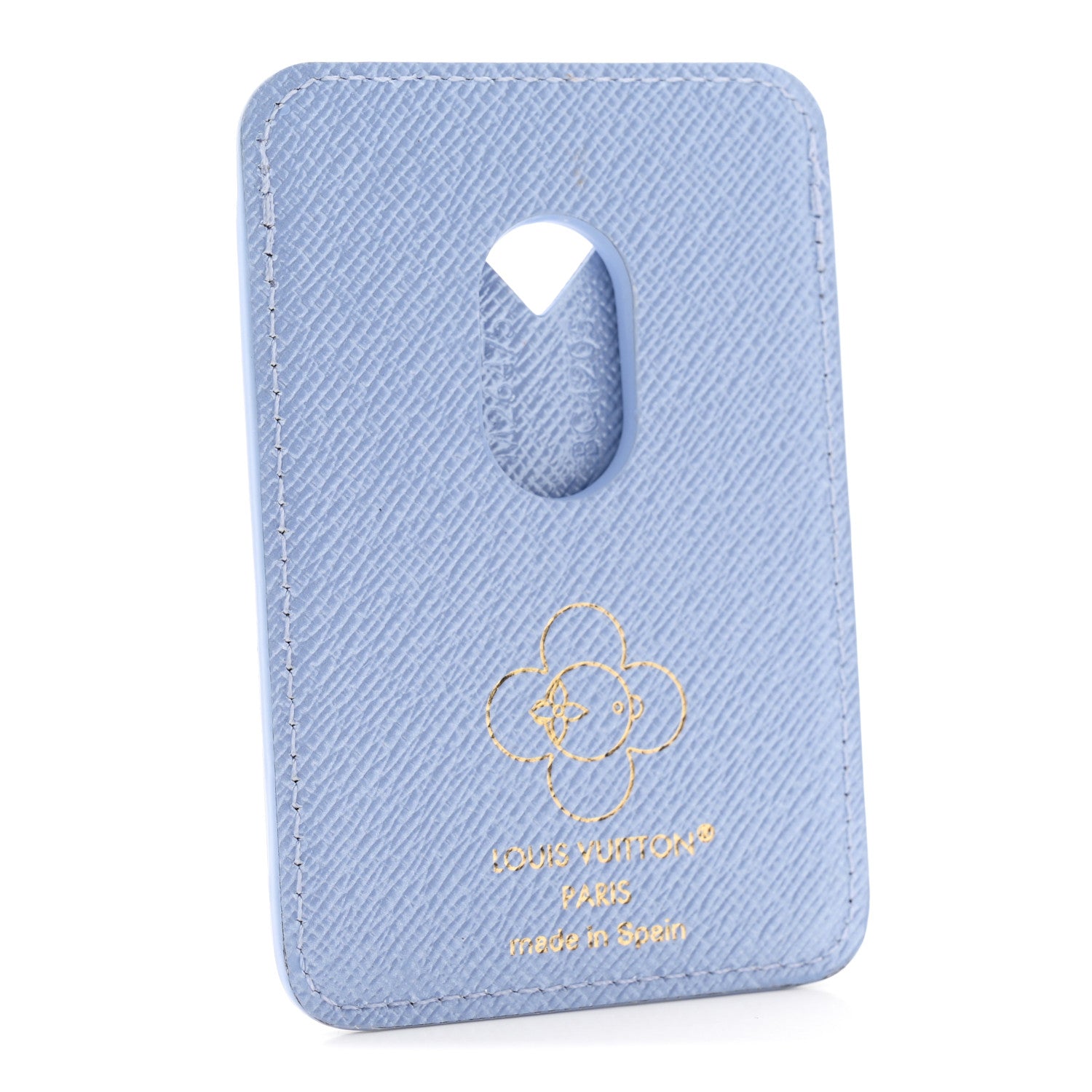 Louis Vuitton Monogram Magnet Vivienne Card Holder Blue Frost 3 of 8