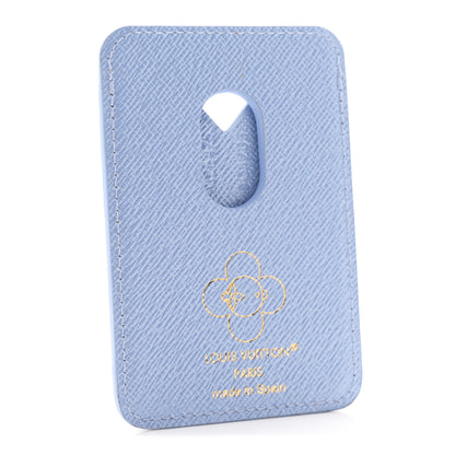 Louis Vuitton Monogram Magnet Vivienne Card Holder Blue Frost 3 of 8