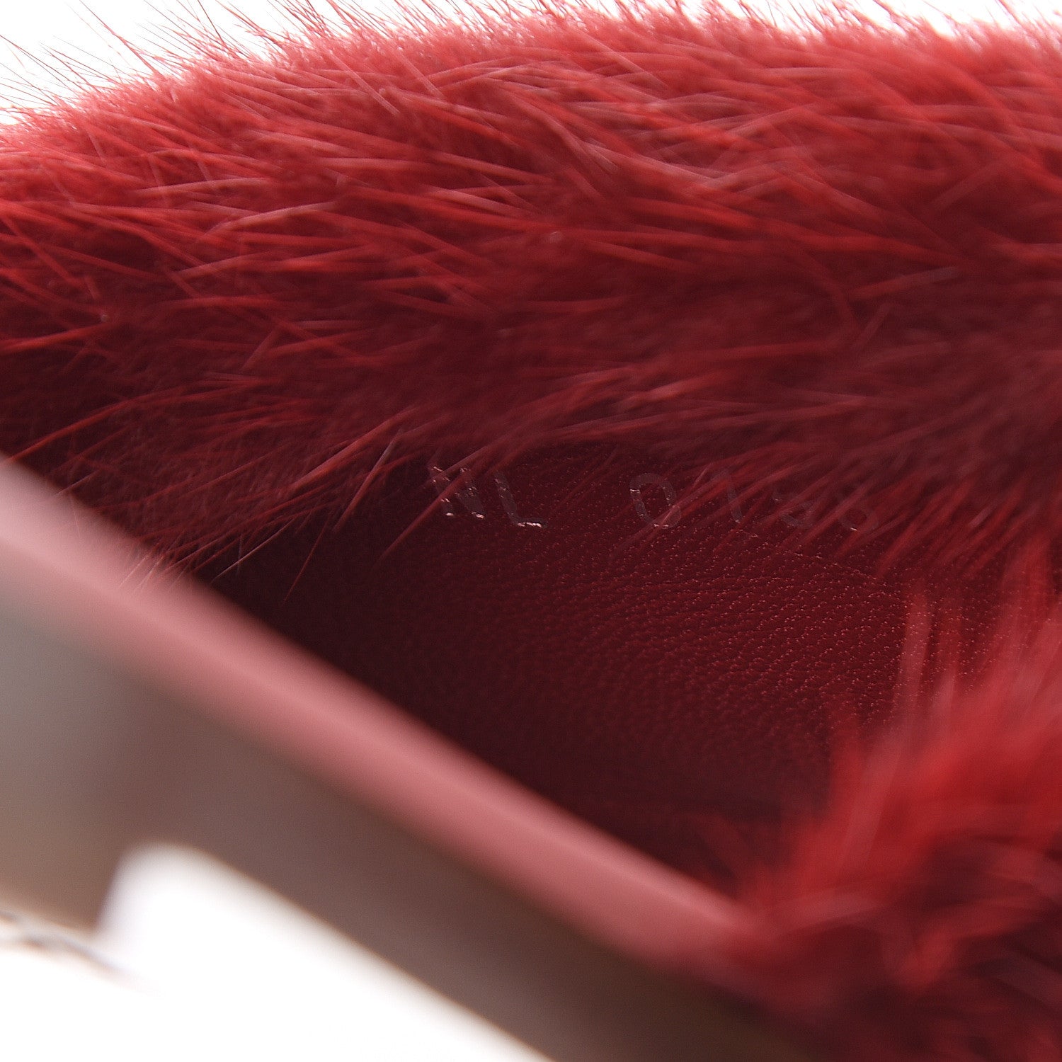 Louis Vuitton Mink Fur Lock It Flat Mule 41 Bordeaux 8 of 8