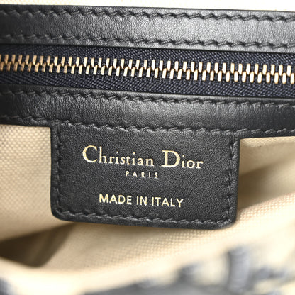 Christian Dior Oblique Saddle Bag Blue 6 of 10