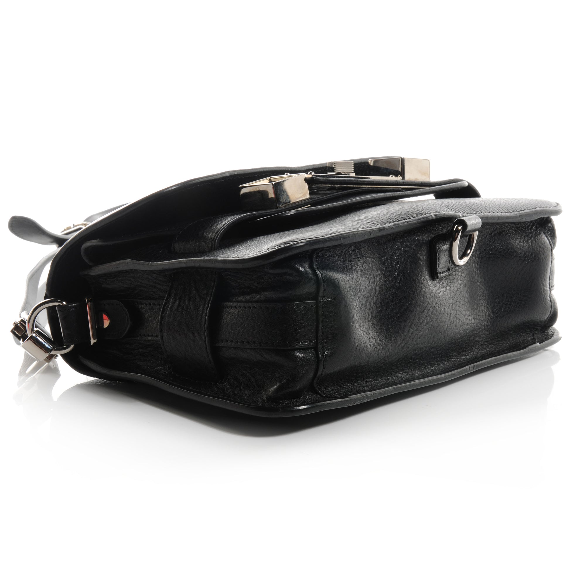 Proenza Schouler Leather Mini PS11 Classic Shoulder Bag Black 4 of 8