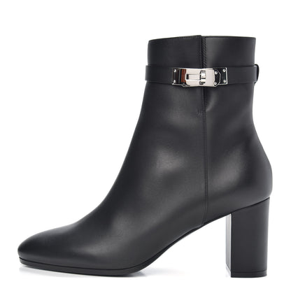 Hermes Calfskin Saint Germain Ankle Boots 39.5 Black 1 of 7